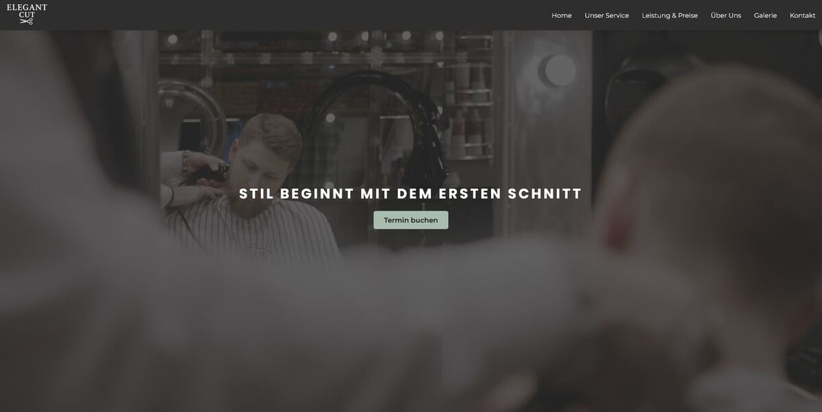 Friseur-Webseite